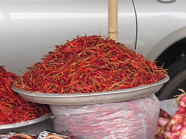 Chili auf dem Bang Niang Market