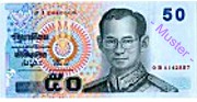 50 Baht - Vorderseite