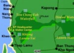 Übersichtskarte vom Lamru Nationalpark - Zone 2