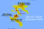bersichtskarte vom Mu Ko Surin National Park